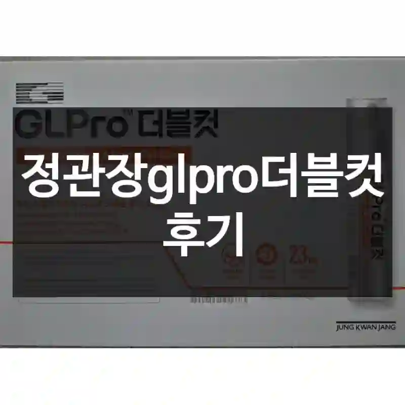 내돈내산 정관장 정관장glpro더블컷, 느낀 점