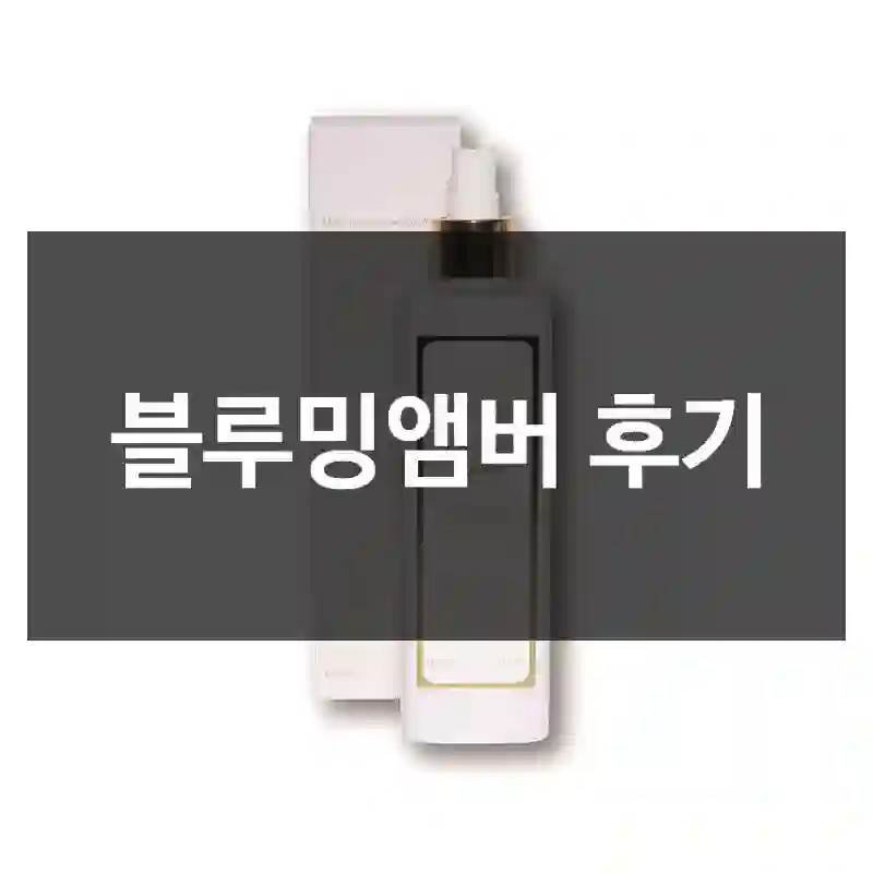 요즘 사람들 다 산다는 블루밍앰버, 어땠는지 공유