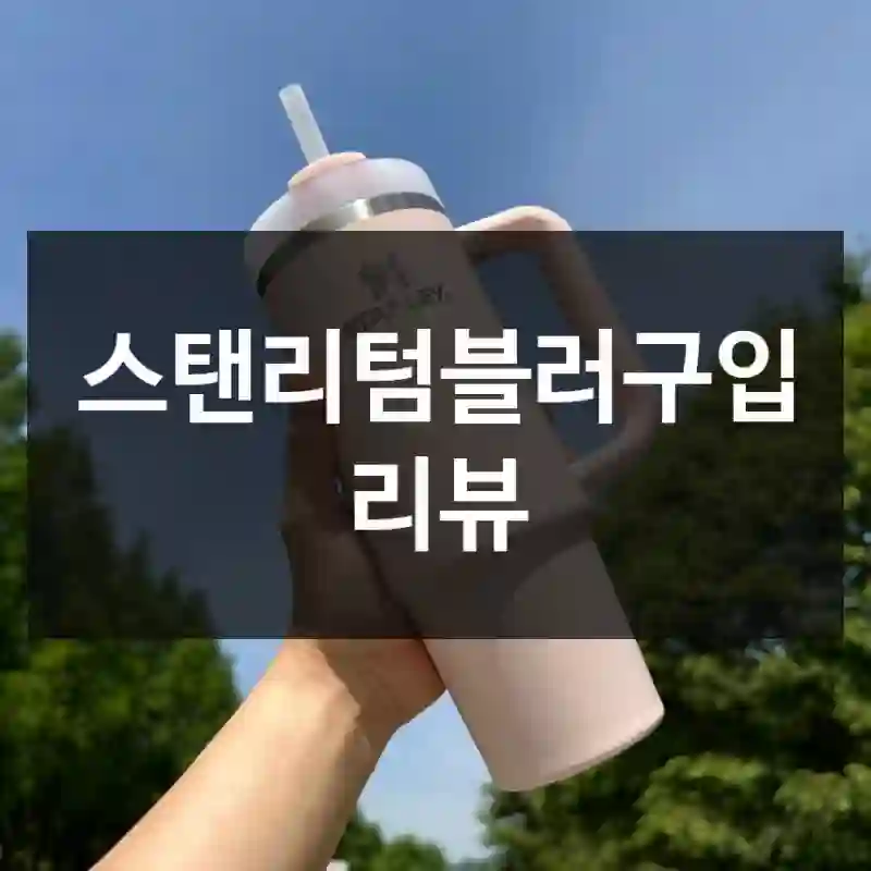 스탠리텀블러구입 리뷰