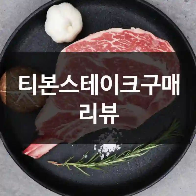 티본스테이크구매 리뷰