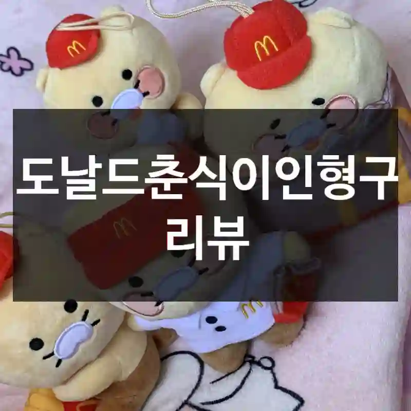 누구에게나 추천하고픈 “맥도날드춘식이인형” 후기. 콜라보레이션