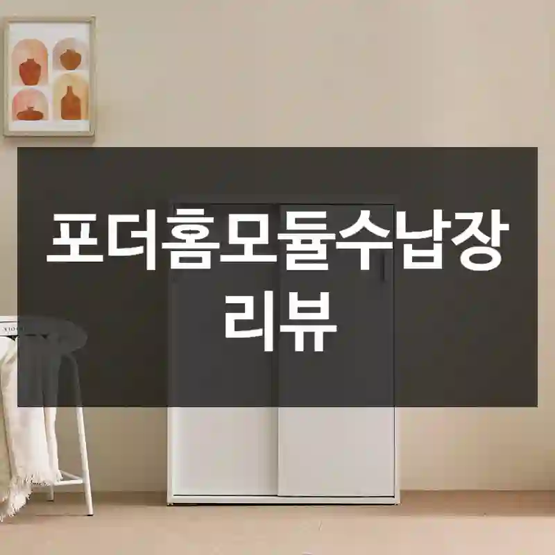 실제로 써보니 이런 느낌! – 포더홈 포더홈모듈수납장