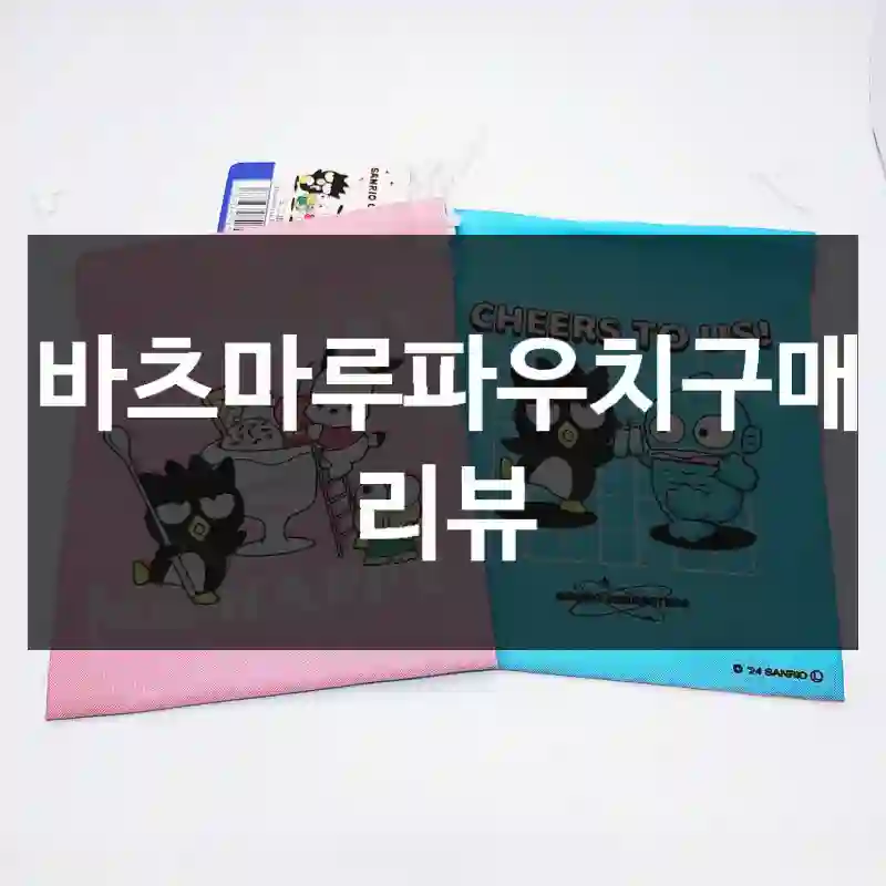 산리오 바츠마루파우치 가성비는 과연?