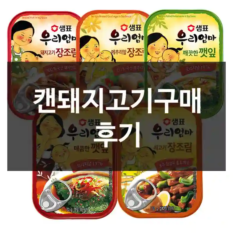 캔돼지고기구매 후기