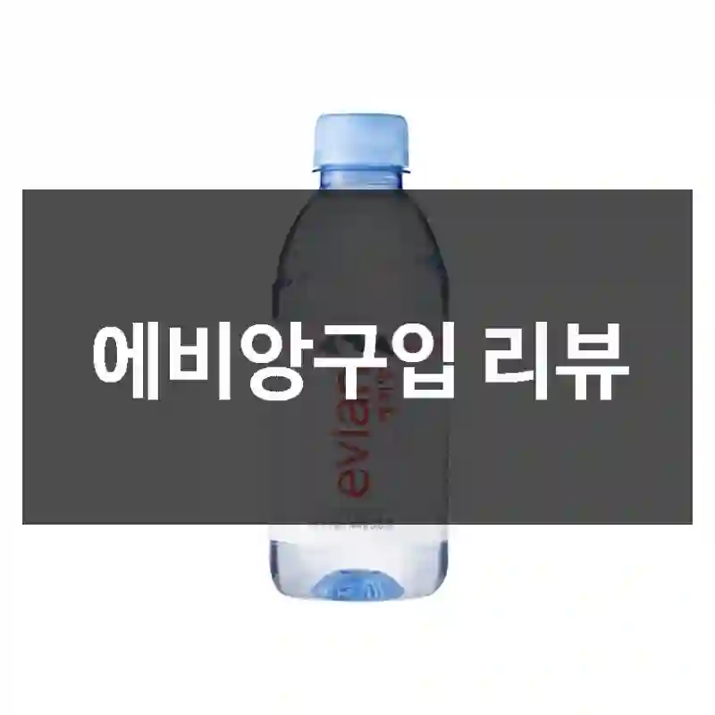 에비앙구입 리뷰