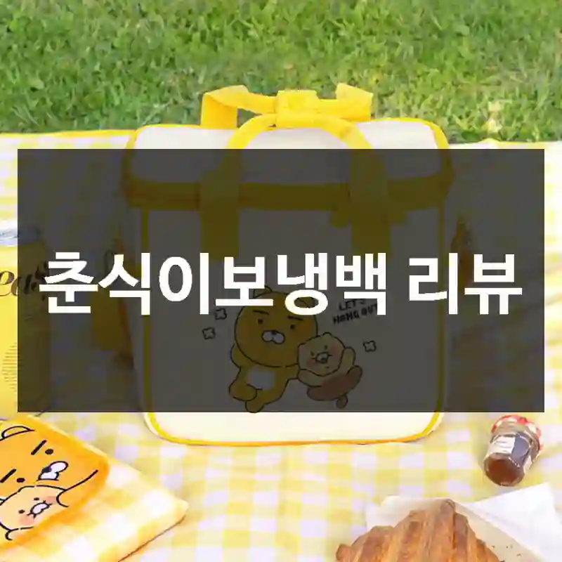 춘식이보냉백 리뷰