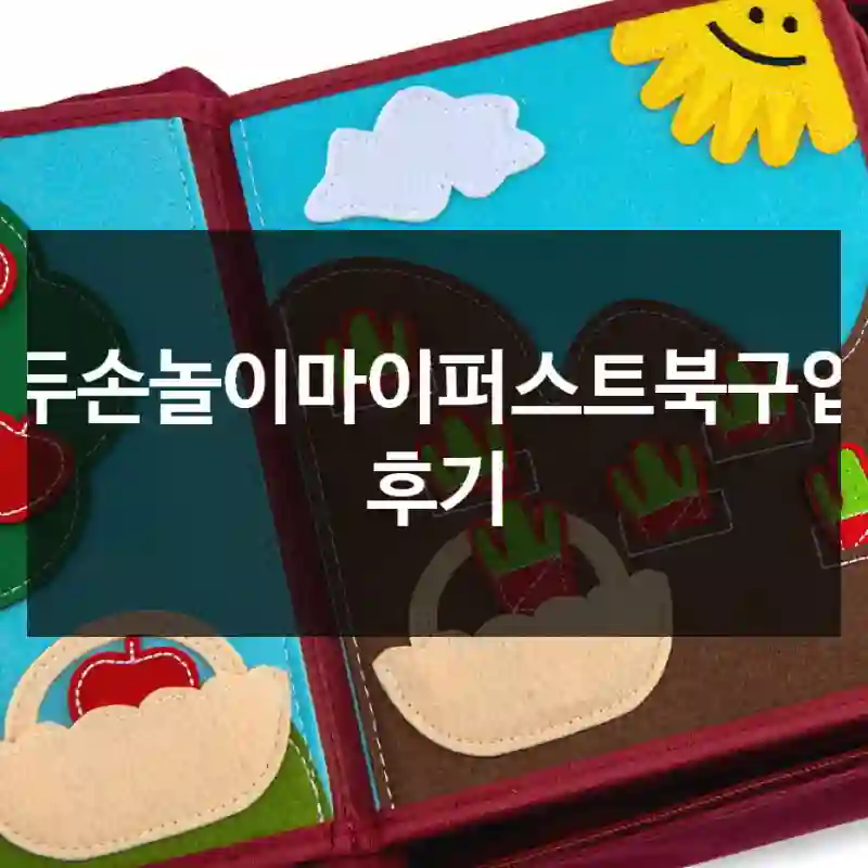 두손놀이마이퍼스트북구입 후기