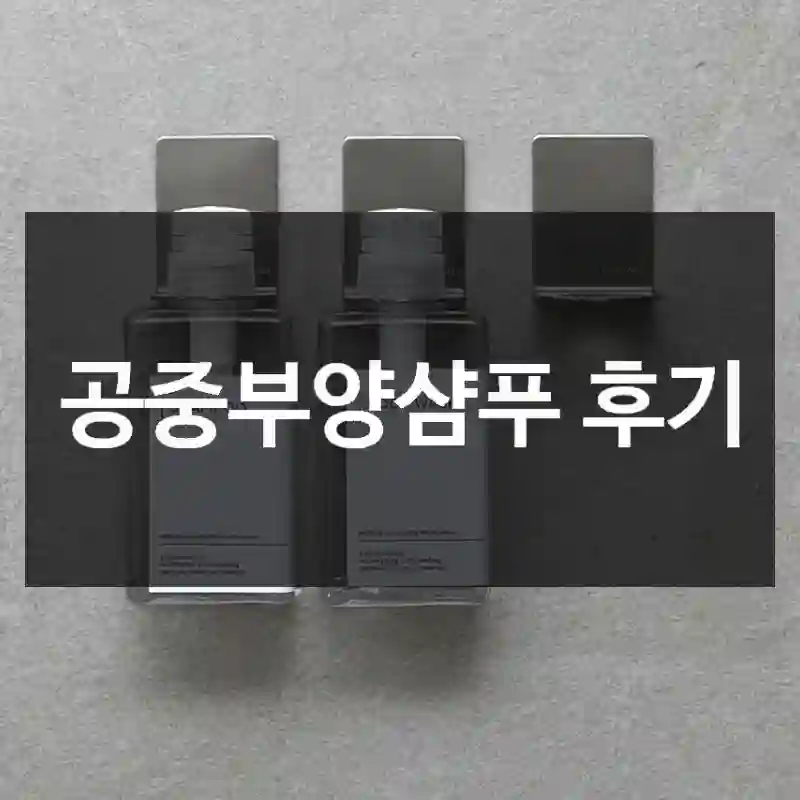 공중부양샴푸 후기