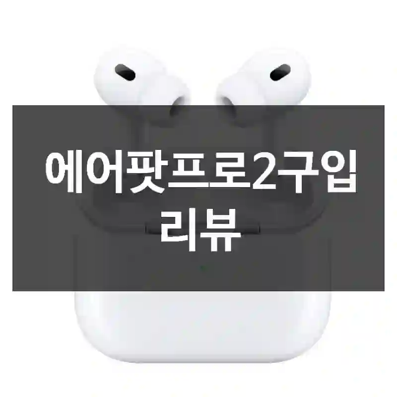 에어팟프로2구입 리뷰