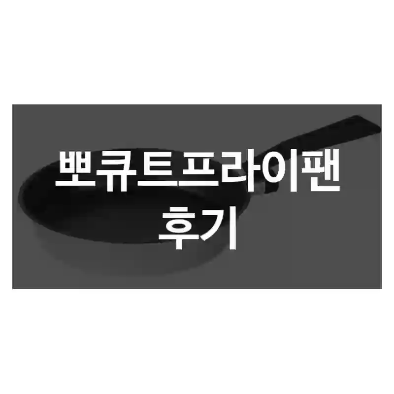 요즘 뜨는 “뽀큐트프라이팬” 체험기,