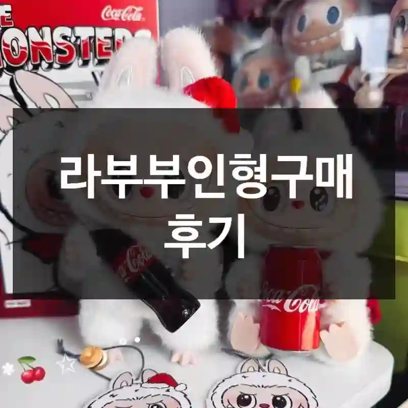 라부부인형구매 후기