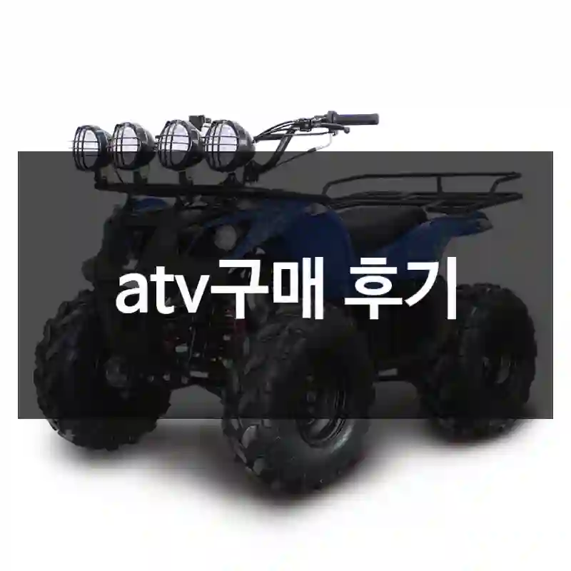 atv구매 후기