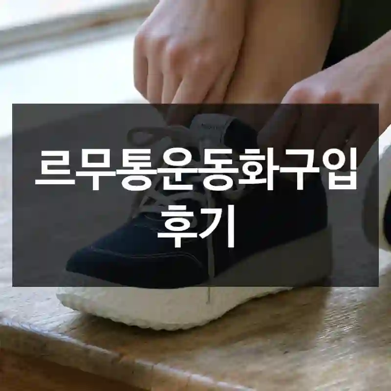 르무통 르무통운동화 가성비 만족도?