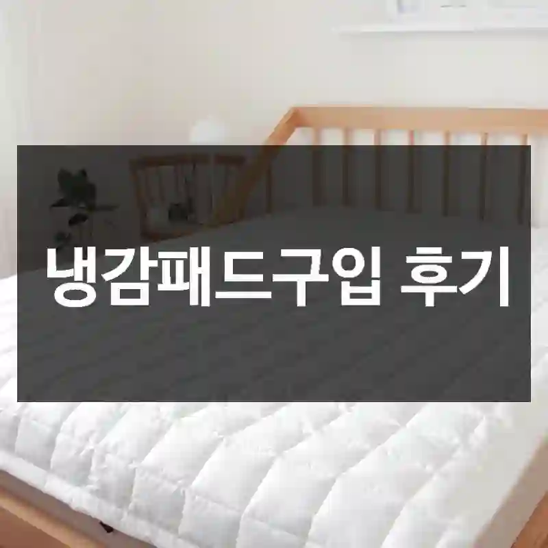 다시 구매할 생각 있음? – 브리즈우드가든 냉감패드