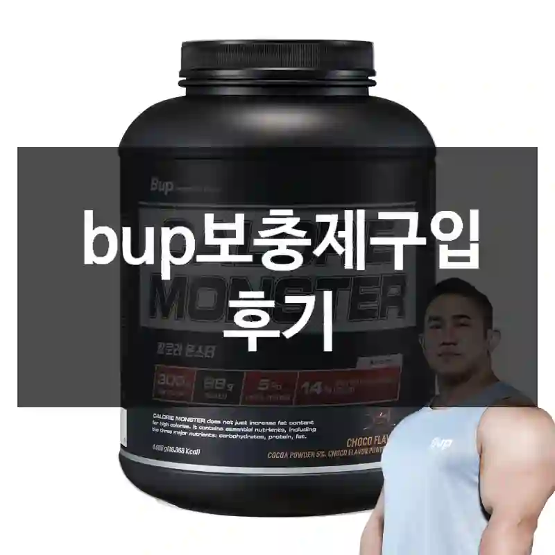 bup보충제구입 후기