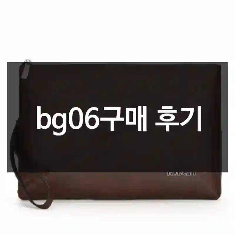 bg06구매 후기