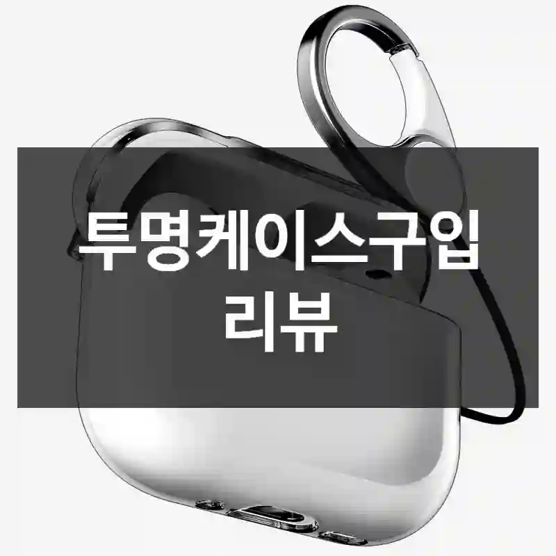 투명케이스구입 리뷰